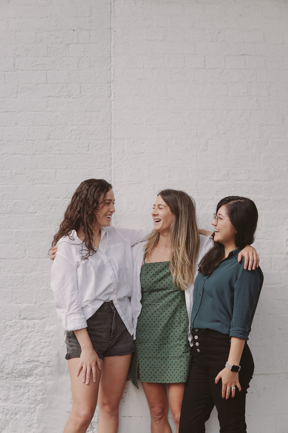 Happy group of women
